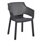 ΠΟΛΥΘΡΟΝΑ ΠΟΛΥΠΡΟΠΥΛΕΝΙΟΥ PEGGY HM6368.02 ΜΑΥΡΟ 60x55x79Υεκ