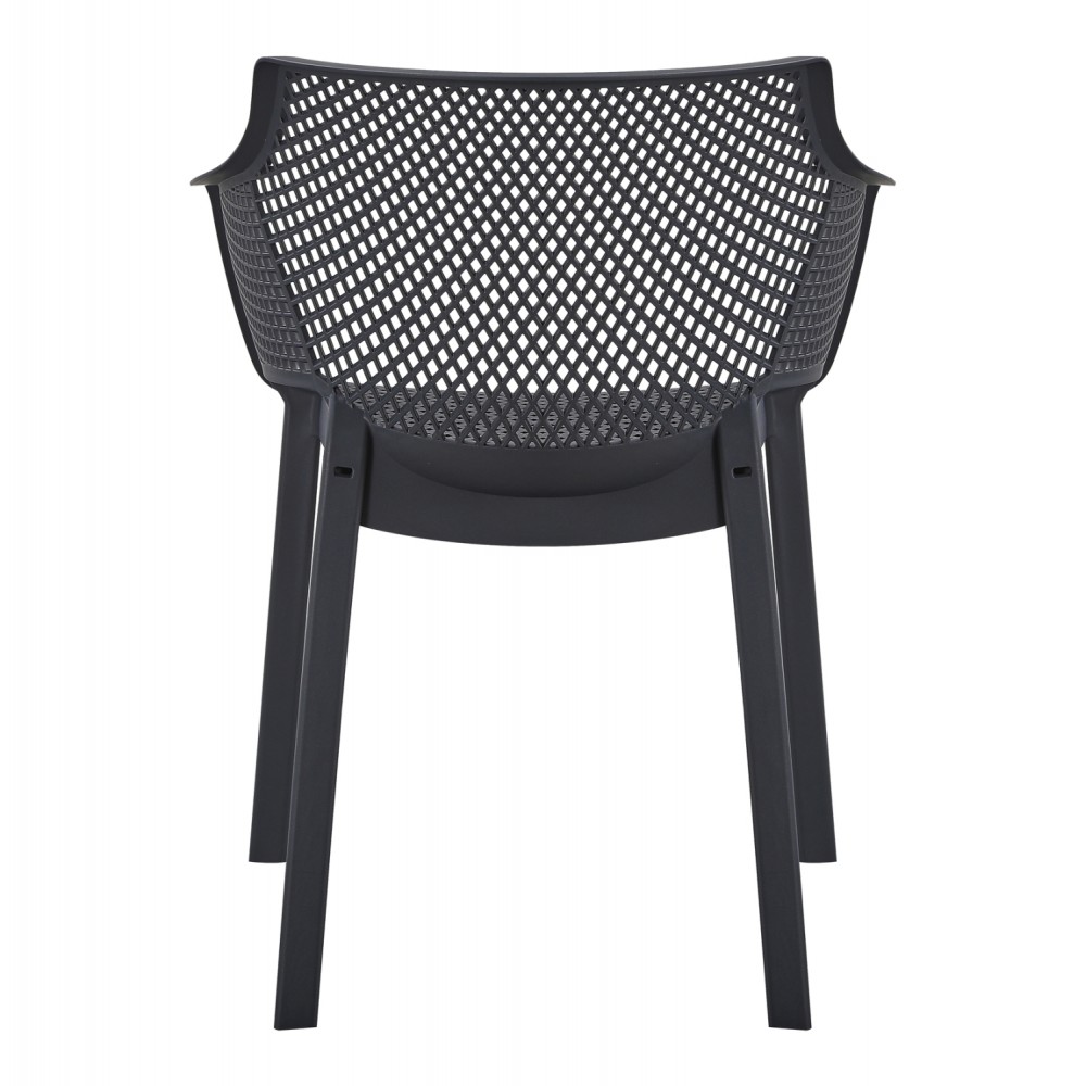 ΠΟΛΥΘΡΟΝΑ ΠΟΛΥΠΡΟΠΥΛΕΝΙΟΥ PEGGY HM6368.02 ΜΑΥΡΟ 60x55x79Υεκ