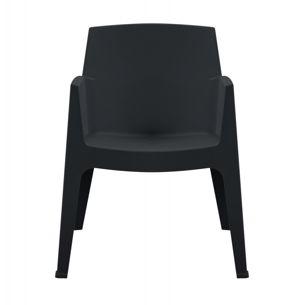 ΠΟΛΥΘΡΟΝΑ ΠΟΛΥΠΡΟΠΥΛΕΝΙΟΥ SLEEK HM6370.02 ΜΑΥΡΗ 68x63x82,5Υεκ.