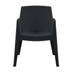 ΠΟΛΥΘΡΟΝΑ ΠΟΛΥΠΡΟΠΥΛΕΝΙΟΥ SLEEK HM6370.02 ΜΑΥΡΗ 68x63x82,5Υεκ.