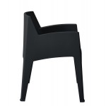 ΠΟΛΥΘΡΟΝΑ ΠΟΛΥΠΡΟΠΥΛΕΝΙΟΥ SLEEK HM6370.02 ΜΑΥΡΗ 68x63x82,5Υεκ.