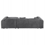 ΚΑΝΑΠΕΣ ΓΩΝΙΑ BRICKEN HM3275.04R ΑΝΘΡΑΚΙ ΥΦΑΣΜΑ 110-282x98-160x72Υεκ.