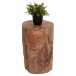 ΒΟΗΘΗΤΙΚΟ ΤΡΑΠΕΖΑΚΙ/ΣΚΑΜΠΟ TRONCO HM9374.21 ΞΥΛΟ TEAK--ΦΥΣΙΚΟ Φ30x45Υεκ.
