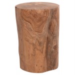 ΒΟΗΘΗΤΙΚΟ ΤΡΑΠΕΖΑΚΙ/ΣΚΑΜΠΟ TRONCO HM9374.21 ΞΥΛΟ TEAK--ΦΥΣΙΚΟ Φ30x45Υεκ.