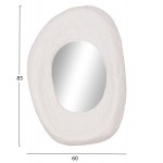 ΚΑΘΡΕΠΤΗΣ ΤΟΙΧΟΥ RIFFE HM4695.02 FIBER CEMENT ΛΕΥΚΟ 60x13x85Υεκ.