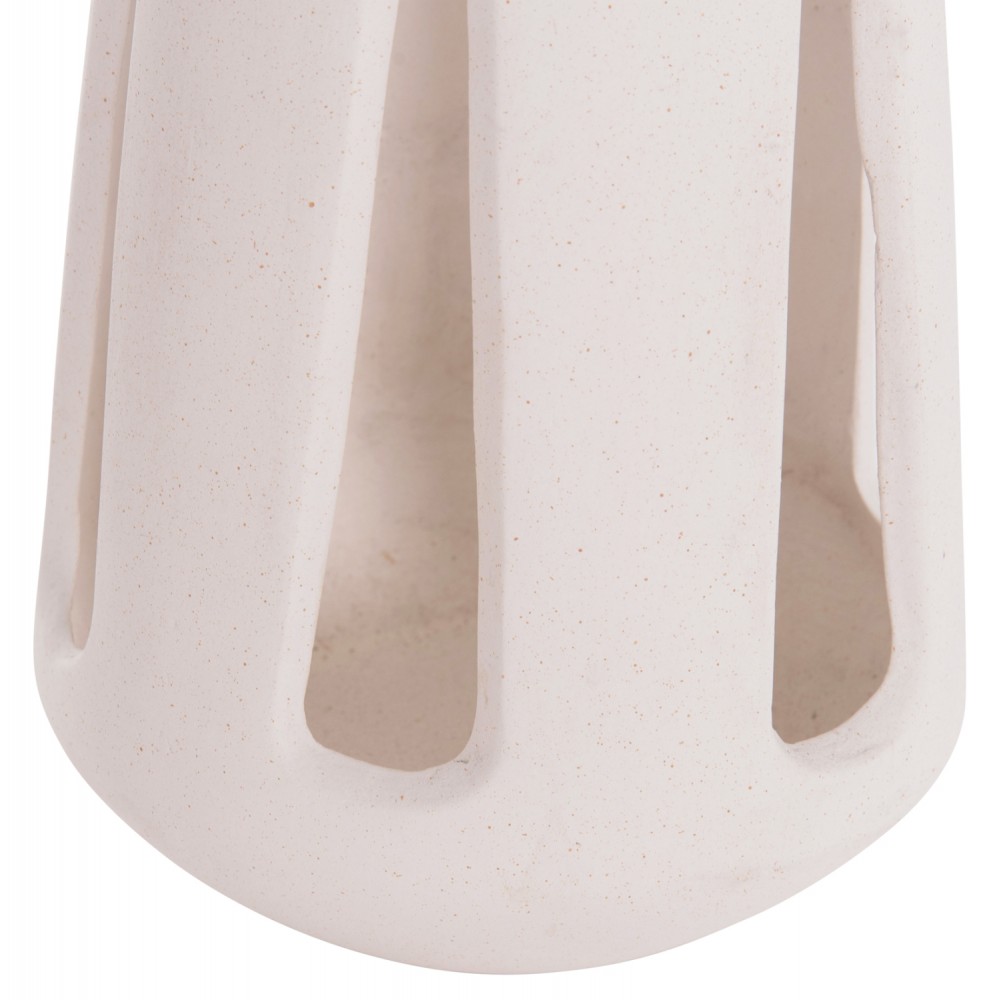 ΕΠΙΤΡΑΠΕΖΙΟ ΦΑΝΑΡΙ ERANTYL HM4696.02L ΛΕΥΚΟ FIBER CEMENT & ΧΕΡΟΥΛΙ RATTAN Φ17x27Yεκ.