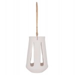 ΕΠΙΤΡΑΠΕΖΙΟ ΦΑΝΑΡΙ ERANTYL HM4696.02L ΛΕΥΚΟ FIBER CEMENT & ΧΕΡΟΥΛΙ RATTAN Φ17x27Yεκ.