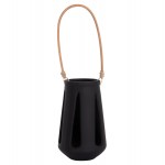 ΕΠΙΤΡΑΠΕΖΙΟ ΦΑΝΑΡΙ ERANTYL HM4696.01L ΜΑΥΡΟ FIBER CEMENT & ΧΕΡΟΥΛΙ RATTAN Φ17x27Yεκ.