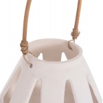 ΕΠΙΤΡΑΠΕΖΙΟ ΦΑΝΑΡΙ ERANTYL HM4696.02S ΛΕΥΚΟ FIBER CEMENT & ΧΕΡΟΥΛΙ RATTAN Φ25x17Yεκ.