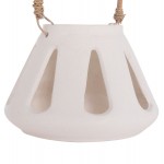 ΕΠΙΤΡΑΠΕΖΙΟ ΦΑΝΑΡΙ ERANTYL HM4696.02S ΛΕΥΚΟ FIBER CEMENT & ΧΕΡΟΥΛΙ RATTAN Φ25x17Yεκ.