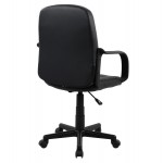 ΚΑΡΕΚΛΑ ΓΡΑΦΕΙΟΥ GRANE HM1005 ΜΕ ΜΠΡΑΤΣΑ ΜΑΥΡO PU 56,5x50x88-100Υ εκ.