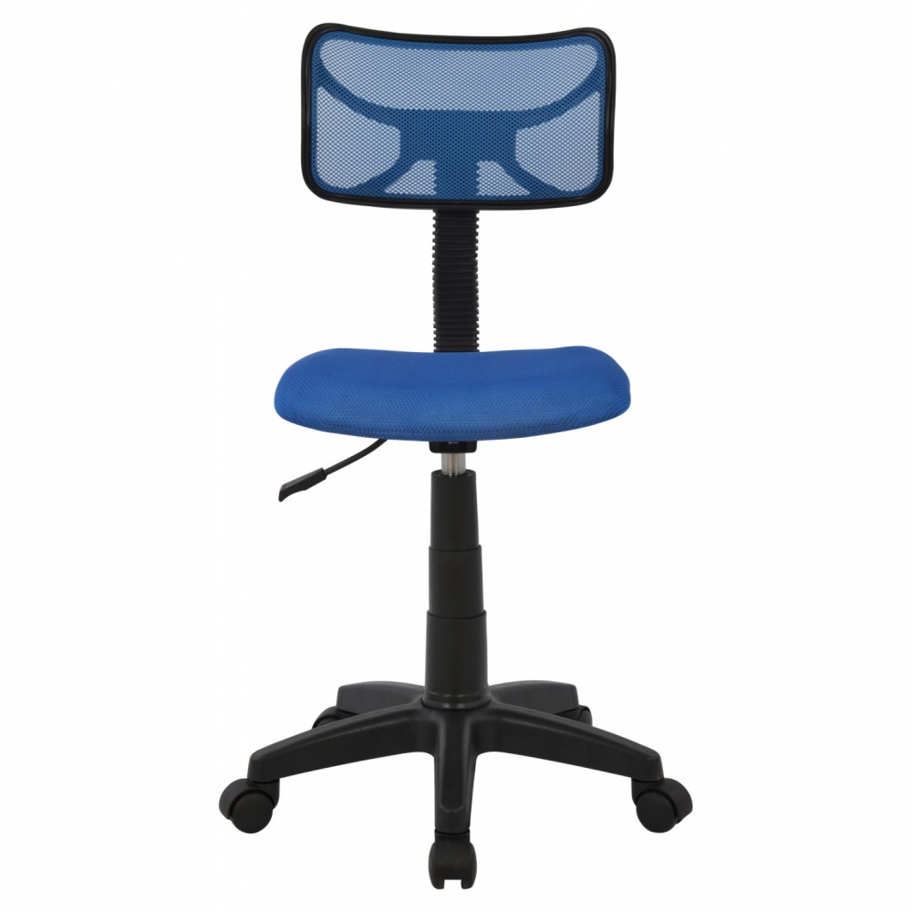 ΚΑΡΕΚΛΑ ΓΡΑΦΕΙΟΥ AKHILA HM1026.06 ΜΠΛΕ ΥΦΑΣΜΑ MESH 40,5x50,5x91,5 εκ.