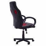 ΚΑΡΕΚΛΑ ΓΡΑΦΕΙΟΥ GAMING BUCKET HM1041.01 ΜΑΥΡΟPU+ΚΟΚΚΙΝΟ MESH 60x62x117 εκ.