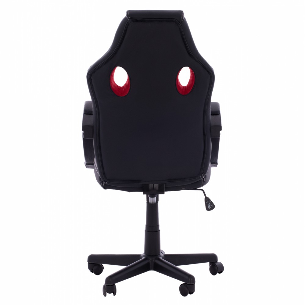 ΚΑΡΕΚΛΑ ΓΡΑΦΕΙΟΥ GAMING BUCKET HM1041.01 ΜΑΥΡΟPU+ΚΟΚΚΙΝΟ MESH 60x62x117 εκ.