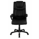 ΚΑΡΕΚΛΑ ΓΡΑΦΕΙΟΥ THORIN HM1050.01 ΜΕ MASSAGE ΜΑΥΡΗ HOMEMARKT 62x70x127Y εκ.