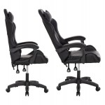 ΚΑΡΕΚΛΑ ΓΡΑΦΕΙΟΥ GAMING MANCER HM1194 ΜΑΥΡΟ PU-ΜΑΥΡΟ ΠΟΛΥΠΡΟΠΥΛΕΝΙΟ 59x69x125Υεκ.