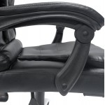 ΚΑΡΕΚΛΑ ΓΡΑΦΕΙΟΥ LAGOM HM1198 ΜΑΥΡO PVC-ΜΕΤΑΛ.ΒΑΣΗ-ΜΑΥΡΟ NYLON ΣΚΕΛΕΤΟΣ 60x70x104Υεκ