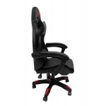 ΠΟΛΥΘΡΟΝΑ GAMING DARREN HM1203.01 ΜΑΥΡΟ-ΚΟΚΚΙΝΟ PVC & NYLON 58.5x100x120Υεκ.