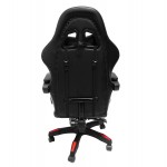 ΠΟΛΥΘΡΟΝΑ GAMING DARREN HM1203.01 ΜΑΥΡΟ-ΚΟΚΚΙΝΟ PVC & NYLON 58.5x100x120Υεκ.