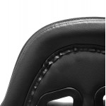 ΠΟΛΥΘΡΟΝΑ GAMING DARREN HM1203.01 ΜΑΥΡΟ-ΚΟΚΚΙΝΟ PVC & NYLON 58.5x100x120Υεκ.