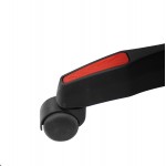 ΠΟΛΥΘΡΟΝΑ GAMING DARREN HM1203.01 ΜΑΥΡΟ-ΚΟΚΚΙΝΟ PVC & NYLON 58.5x100x120Υεκ.