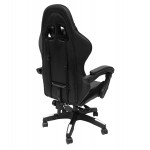 ΠΟΛΥΘΡΟΝΑ GAMING DARREN HM1203.10 ΜΑΥΡΟ-ΓΚΡΙ PVC & NYLON 60x60x120Υεκ.