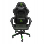 ΠΟΛΥΘΡΟΝΑ GAMING LOOT HM1204 ΜΑΥΡΟ-ΠΡΑΣΙΝΟ PVC & NYLON 60x60x120Υεκ.