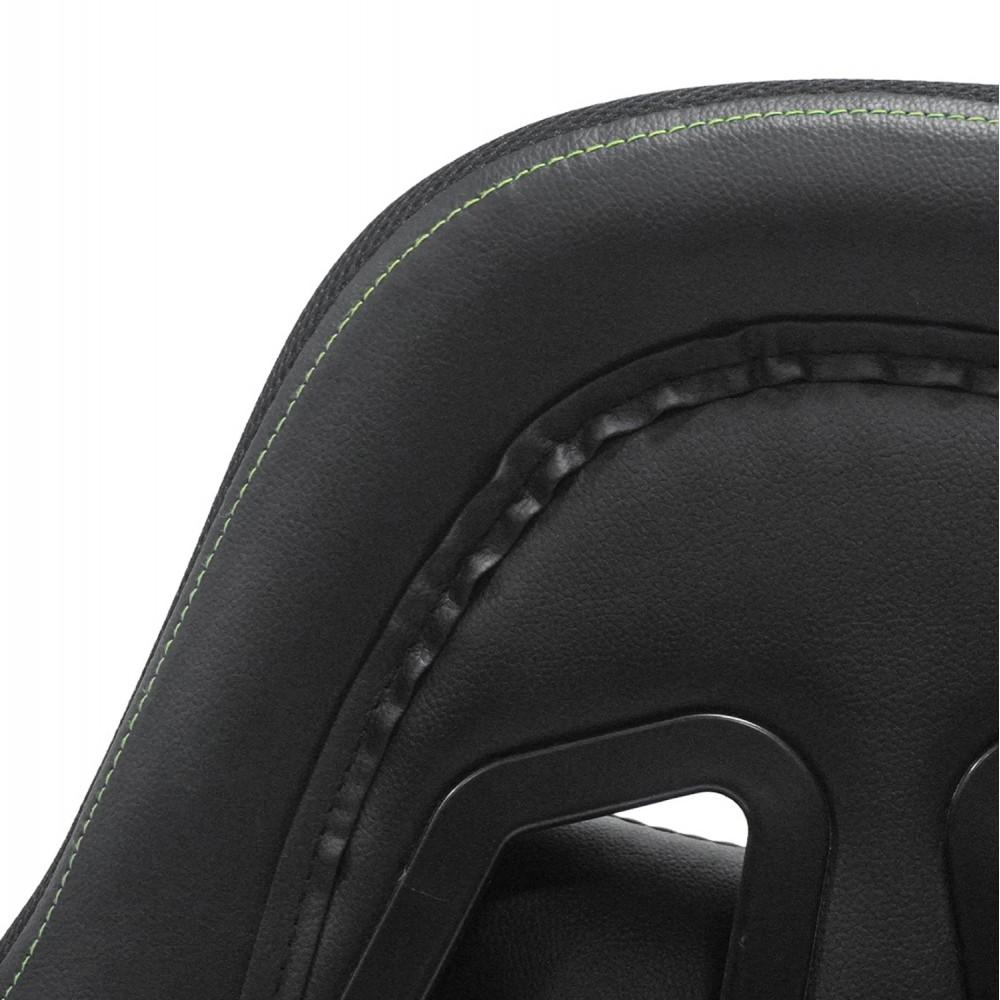 ΠΟΛΥΘΡΟΝΑ GAMING LOOT HM1204 ΜΑΥΡΟ-ΠΡΑΣΙΝΟ PVC & NYLON 60x60x120Υεκ.