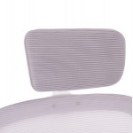 ΚΑΡΕΚΛΑ ΓΡΑΦΕΙΟΥ BASTON HM18236.03 ΓΚΡΙ MESH & ΛΕΥΚΟΣ PP ΣΚΕΛΕΤΟΣ 64x60x127Υεκ.