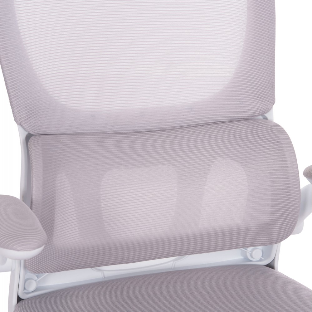 ΚΑΡΕΚΛΑ ΓΡΑΦΕΙΟΥ BASTON HM18236.03 ΓΚΡΙ MESH & ΛΕΥΚΟΣ PP ΣΚΕΛΕΤΟΣ 64x60x127Υεκ.