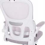 ΚΑΡΕΚΛΑ ΓΡΑΦΕΙΟΥ BASTON HM18236.03 ΓΚΡΙ MESH & ΛΕΥΚΟΣ PP ΣΚΕΛΕΤΟΣ 64x60x127Υεκ.
