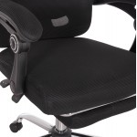ΚΑΡΕΚΛΑ ΓΡΑΦΕΙΟΥ BARNET HM18258.01 ΜΑΥΡΟ MESH-ΜΑΥΡΟΣ ΣΚΕΛΕΤΟΣ NYLON 61x62x123Υ