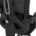 ΚΑΡΕΚΛΑ ΓΡΑΦΕΙΟΥ BARNET HM18258.01 ΜΑΥΡΟ MESH-ΜΑΥΡΟΣ ΣΚΕΛΕΤΟΣ NYLON 61x62x123Υ