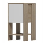 ΚΟΜΟΔΙΝΟ ARGUS HM18378.11 ΜΕΛΑΜΙΝΗ ΛΕΥΚΟ/SONAMA 30x30x55Υεκ.
