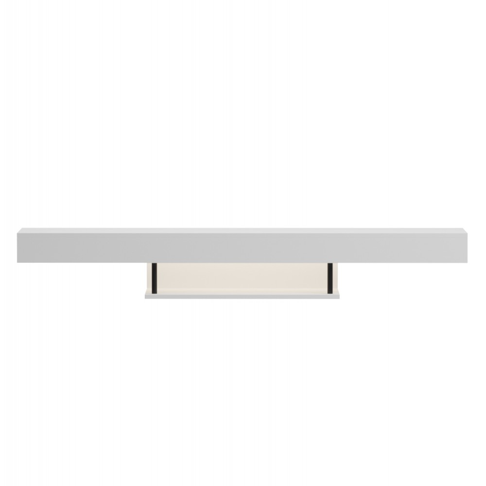 ΕΠΙΠΛΟ ΤΗΛΕΟΡΑΣΗΣ ΤΟΙΧΟΥ ME LED SAVOR HM18381.02 ΜΕΛΑΜΙΝΗ ΛΕΥΚΗ 150x29,5x22Υεκ