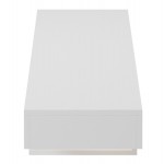 ΕΠΙΠΛΟ ΤΗΛΕΟΡΑΣΗΣ ΤΟΙΧΟΥ ME LED SAVOR HM18381.02 ΜΕΛΑΜΙΝΗ ΛΕΥΚΗ 150x29,5x22Υεκ