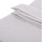 ΕΠΙΣΤΡΩΜΑ ΑΔΙΑΒΡΟΧΟ VELURA HM12174.90 MICROFIBER & PU--4 ΛΑΣΤΙΧΑ 90x200εκ