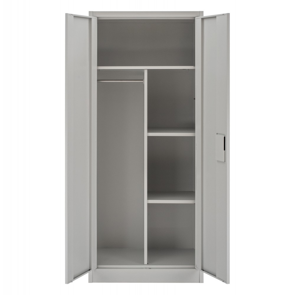 ΝΤΟΥΛΑΠΑ 2ΦΥΛΛΗ ΜΕΤΑΛΛΙΚΗ HRONDA HM5749.21 ME ΧΩΡΙΣΜΑ & ΚΛΕΙΔΑΡΙΑ 70x40x170Υεκ.