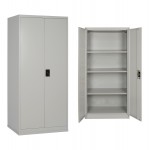 ΝΤΟΥΛΑΠΑ 2ΦΥΛΛΗ ΜΕΤΑΛΛΙΚΗ HRONDA HM5748.21 ME 3 ΡΑΦΙΑ & ΚΛΕΙΔΑΡΙΑ 70x40x170Υεκ.