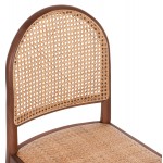 ΚΑΡΕΚΛΑ ΑΠΟ ΟΞΙΑ ΣΕ ΚΑΡΥΔΙ-RATTAN ΜΠΕΖ HM9407.04 43x50x87Υ εκ.