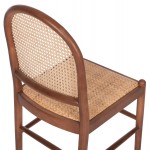 ΚΑΡΕΚΛΑ ΑΠΟ ΟΞΙΑ ΣΕ ΚΑΡΥΔΙ-RATTAN ΜΠΕΖ HM9407.04 43x50x87Υ εκ.