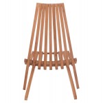 ΠΟΛΥΘΡΟΝΑ LOUNGE ΠΤΥΣΣΟΜΕΝΗ SHIGAO HM18112 ΞΥΛΟ TEAK--ΦΥΣΙΚΟ 61x88.5x89Υεκ.