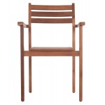 ΠΟΛΥΘΡΟΝΑ KEMPO HM6358 ΞΥΛΟ TEAK ΣΕ ΦΥΣΙΚΟ--58x58,5x88Υεκ.