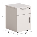 ΣΥΡΤΑΡΙΕΡΑ/ΝΤΟΥΛΑΠΙ STORTEC HM18287 ΜΕΛΑΜΙΝΗ ΣΕ ΕΚΡΟΥ 40x45x63,5Υεκ