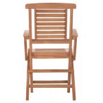 ΠΟΛΥΘΡΟΝΑ ΤΡΑΠΕΖΑΡΙΑΣ ΠΤΥΣΣΟΜΕΝΗ CRANDER HM6377 ΞΥΛΟ TEAK 53x63x90Υεκ.