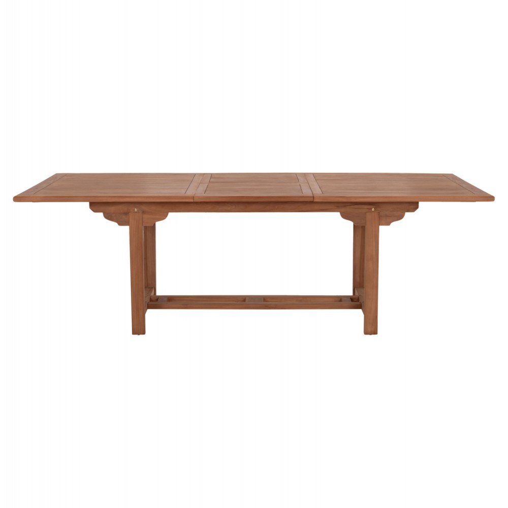 TΡΑΠΕΖΙ ΤΡΑΠΕΖΑΡΙΑΣ ΑΝΟΙΓΟΜΕΝΟ CRANDER HM6376 ΞΥΛΟ TEAK ΣΕ ΦΥΣΙΚΟ 180-240x100x76Υεκ