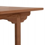 TΡΑΠΕΖΙ ΤΡΑΠΕΖΑΡΙΑΣ ΑΝΟΙΓΟΜΕΝΟ CRANDER HM6376 ΞΥΛΟ TEAK ΣΕ ΦΥΣΙΚΟ 180-240x100x76Υεκ