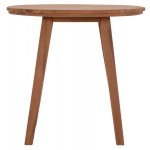 TΡΑΠΕΖΙ ΤΡΑΠΕΖΑΡΙΑΣ ΣΤΡΟΓΓΥΛΟ DANTE HM6379 ΞΥΛΟ TEAK Φ80x75Υεκ.