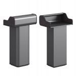 ΑΝΑΛΟΓΙΟ ΟΜΙΛΗΤΗ SPEEKER HM2151 ΜΕΛΑΜΙΝΗ ΣΕ ΓΚΡΙ 60x40x108Υεκ