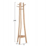ΚΑΛΟΓΕΡΟΣ ΜΕ 3 ΚΟΛΩΝΕΣ TRIDEM HM4881 ΞΥΛΟ TEAK ΣΕ ΦΥΣΙΚΟ 52x52x200Υεκ.